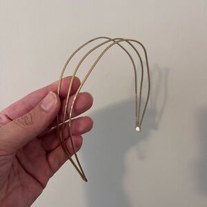 Golden Three Prong Headband